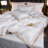 Chihiro Embroidered Edge Egyptian Cotton Duvet Cover Set | Yedwo Design